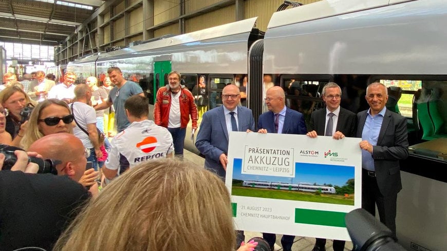 ALSTOM AND VERKEHRSVERBUND MITTELSACHSEN PRESENT A NEW BATTERY-POWERED ELECTRIC TRAIN IN GERMANY